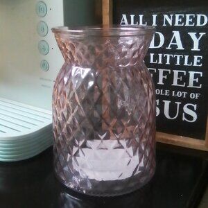 Pink Glass Vase